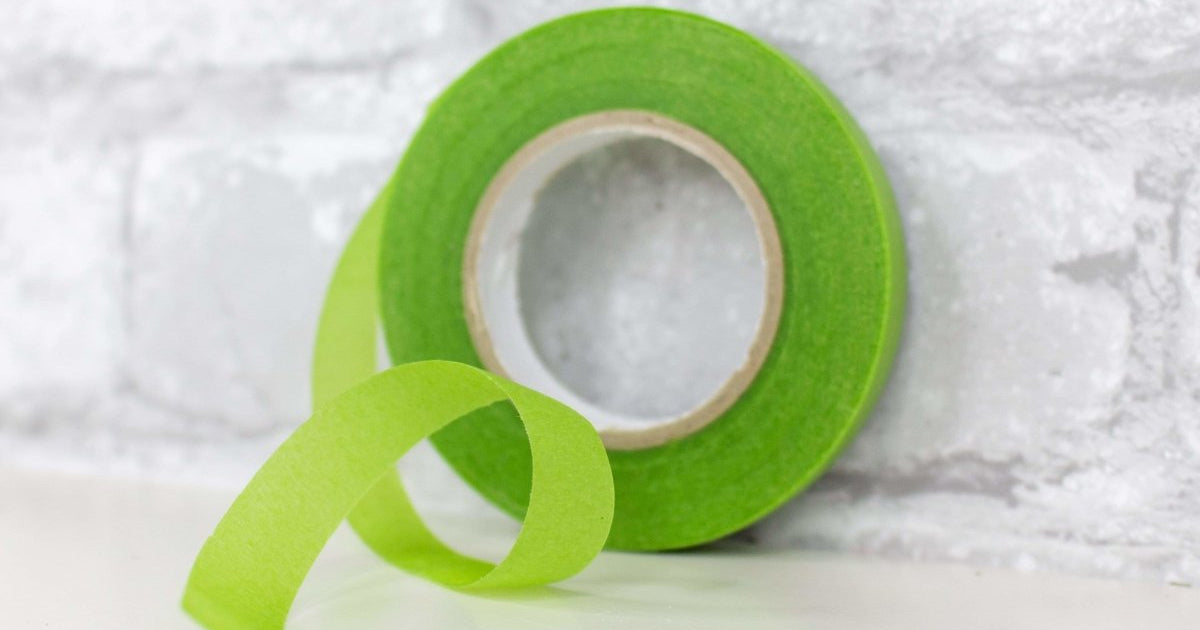 Traditional Floral Tape - Light Green