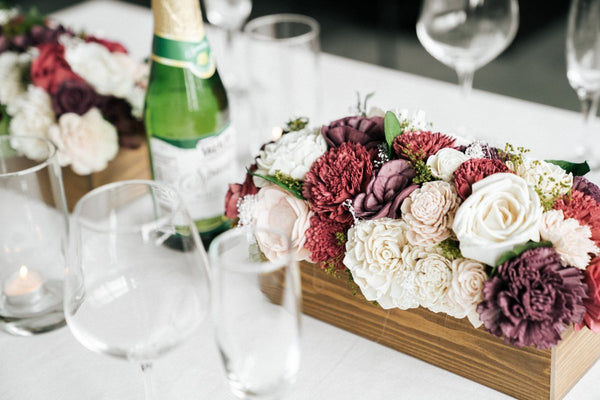 3 Gorgeous Ideas for Summer Wedding Centerpieces with Wooden Flowers - Sola Wood Flowers