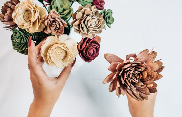 How to Make Bouquets for Your Bridal Party Using Artificial Flowers - Sola Wood Flowers