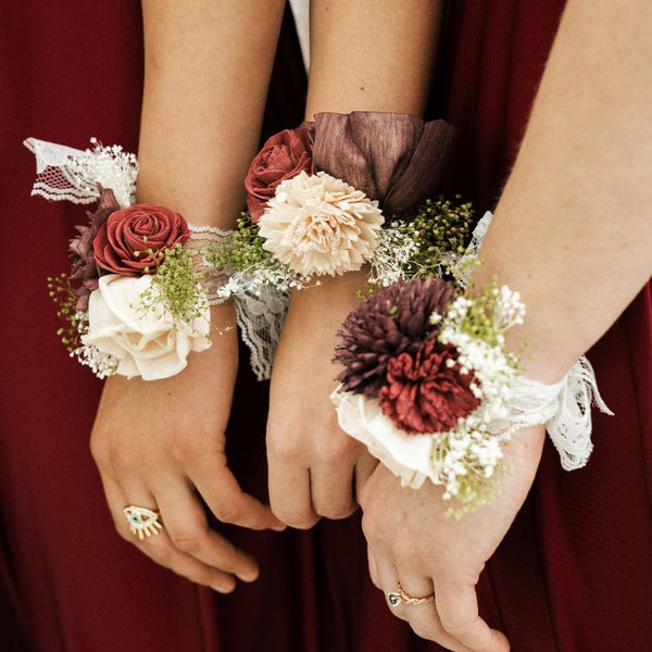 How to Make Corsage Flowers with Sustainable, Artificial Flowers - Sola Wood Flowers
