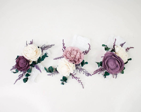 How to Save Money by Making Your Own Wedding Wrist Corsages - Sola Wood Flowers