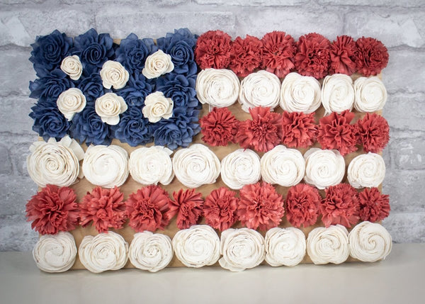 Old Glory - American Flag Craft! - Sola Wood Flowers
