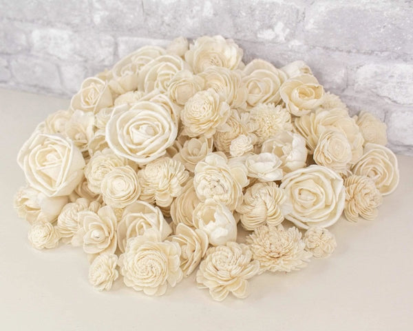 1000 Flower Random Assortment (No Skin) - Sola Wood Flowers