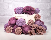 Autumn Amethyst Assortment - Sola Wood Flowers