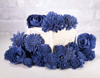 Blue Crown Assortment - Sola Wood Flowers