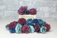 Chic Jewel Tone Assortment - Sola Wood Flowers