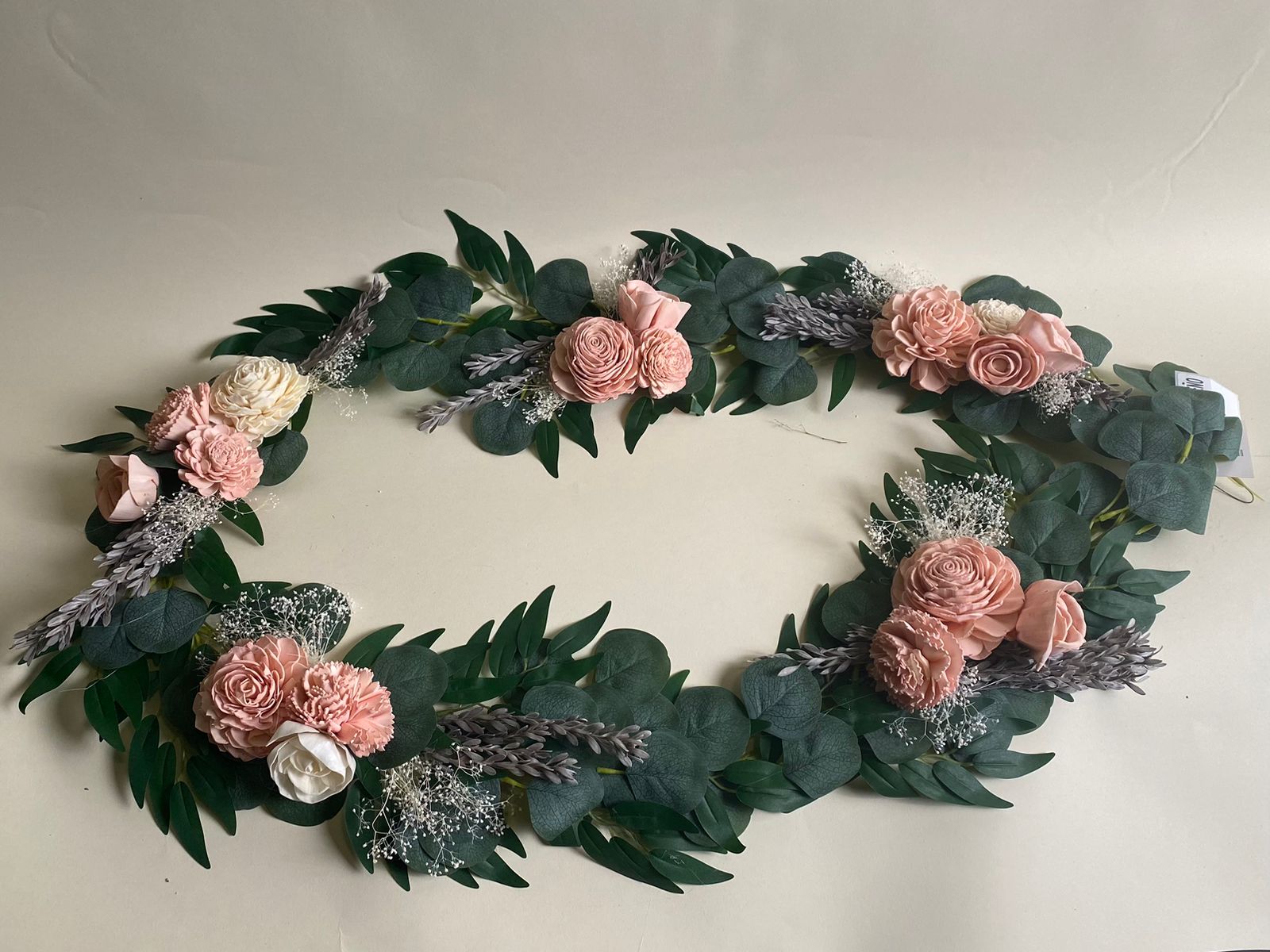 Eucalyptus Garland, Flower Garland, Floral Garland, Wedding Garland, store Sola Flower Garland, Wooden Flower, Lily of Angeles