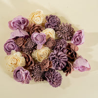 Lilac and Lavender Assortment - Sola Wood Flowers