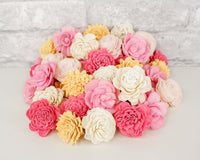 Pink Lemonade Mini Assortment - Sola Wood Flowers