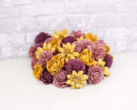 Plum Berry Assortment - Sola Wood Flowers