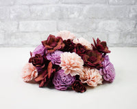 Purple Garden Assortment - Sola Wood Flowers