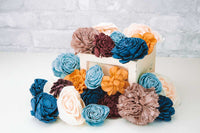 September Skies Assortment - Sola Wood Flowers