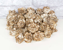 1" Almond - 50 Pack - Sola Wood Flowers