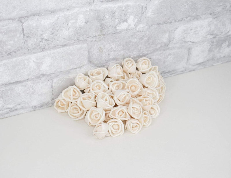 1" Bird Rose - 50 Pack - Sola Wood Flowers