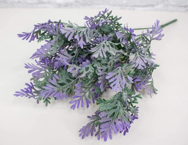 12" Lavender Leaf Spray - Purple - Sola Wood Flowers