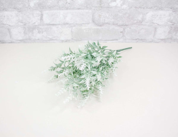 14" Lavender Spray - White - Sola Wood Flowers