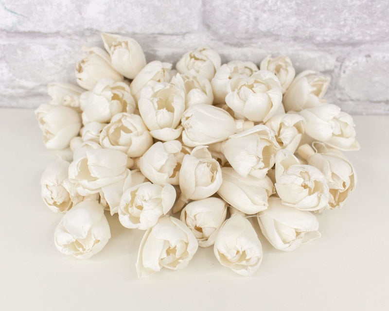 1.5" Precious Tulip - 50 Pack - Sola Wood Flowers