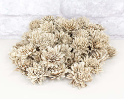 1.5" Skin Zinnia - 50 Pack - Sola Wood Flowers