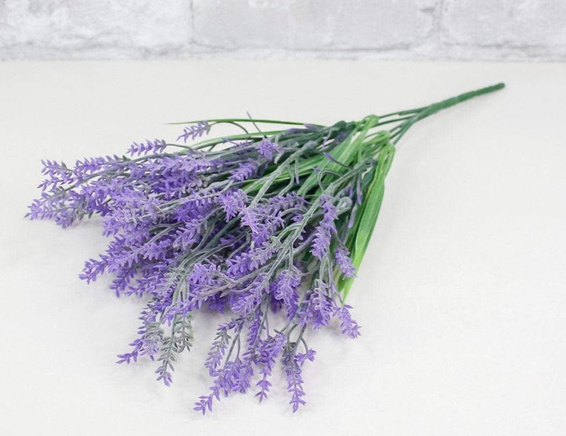 15" Wild Lavender Bush - Purple - Sola Wood Flowers