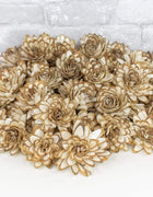 2" Almond - 50 Pack - Sola Wood Flowers