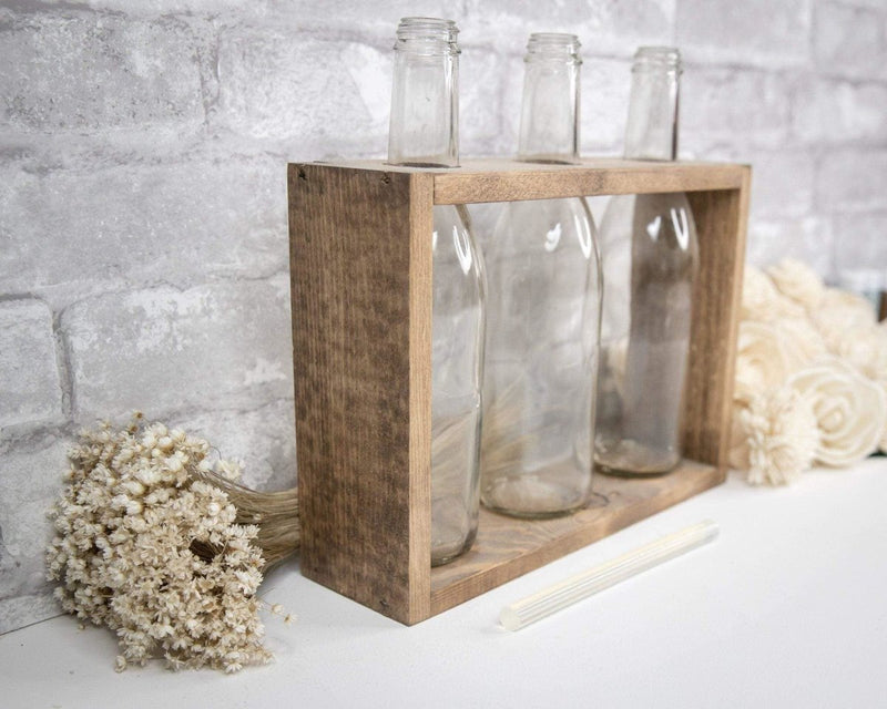 3 Bottle Centerpiece Craft Kit - Sola Wood Flowers