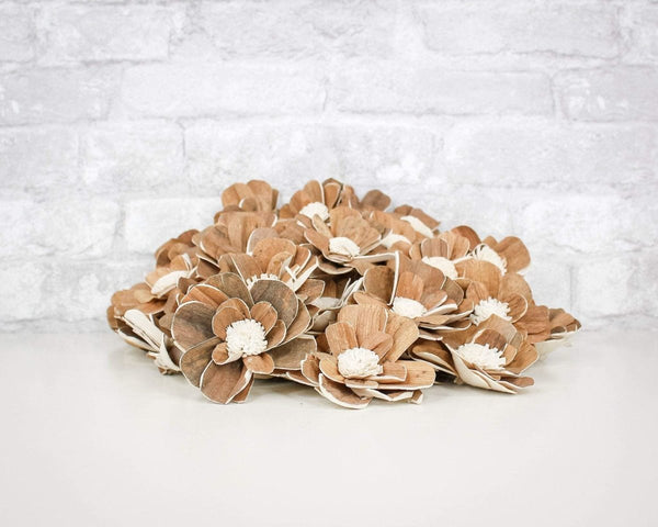 3" Coco - 50 Pack - Sola Wood Flowers