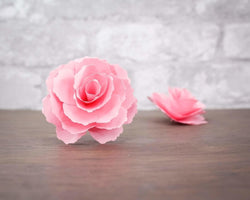 3" Light Pink Paper Carnation (10 Pack) - Sola Wood Flowers