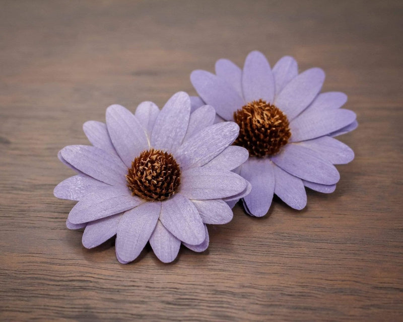 3" Light Purple Daisy (10 Pack) - Sola Wood Flowers