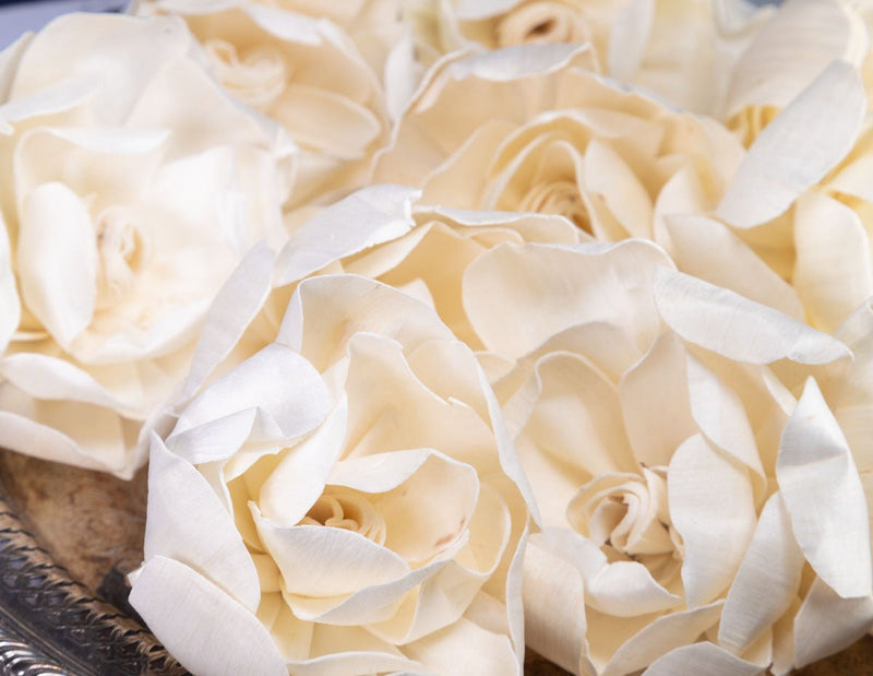 4" Aimee Gardenia (10 Pack) - Sola Wood Flowers