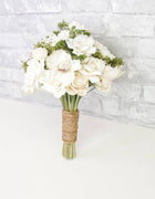 Absolute Snowflake Finished Bridesmaid Bouquet - Sola Wood Flowers