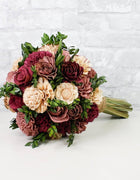 Ageless Orchard Finished Bridal Bouquet - Sola Wood Flowers