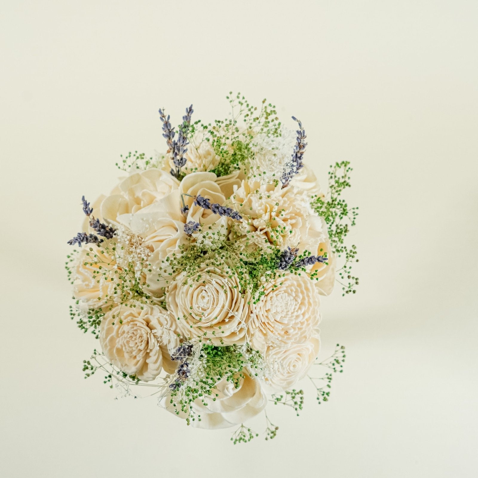 Burlap Natural Mini Rose Flower Stems, Rustic Wedding Favors