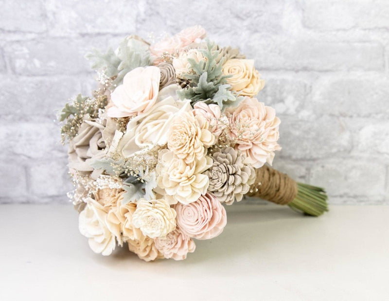 All That Glam Bridal Bouquet Kit - Sola Wood Flowers