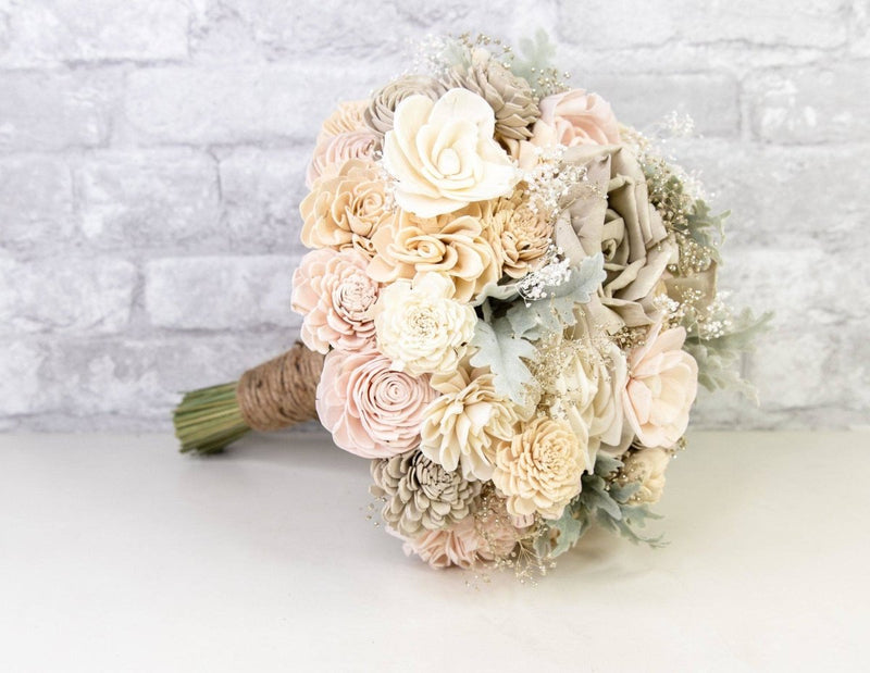 All That Glam Bridal Bouquet Kit - Sola Wood Flowers