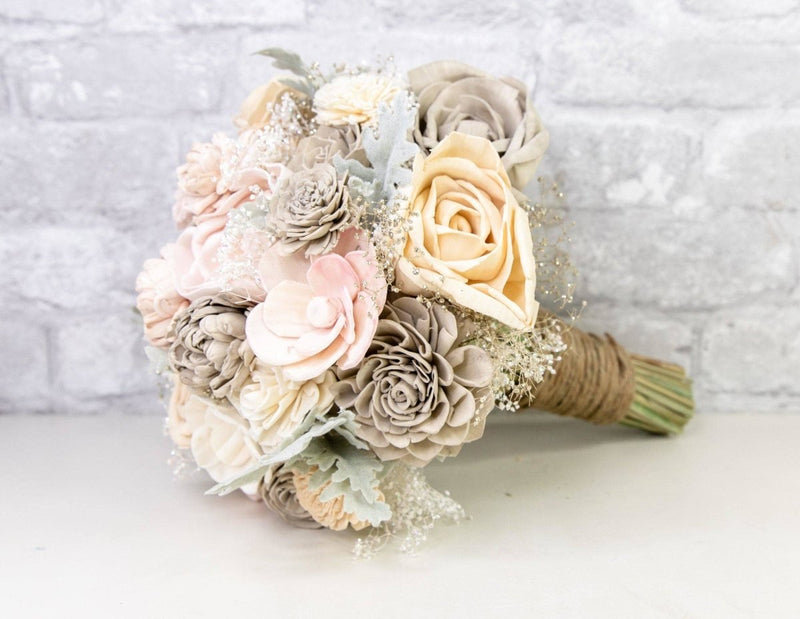 All That Glam Bridesmaid Bouquet Kit - Sola Wood Flowers