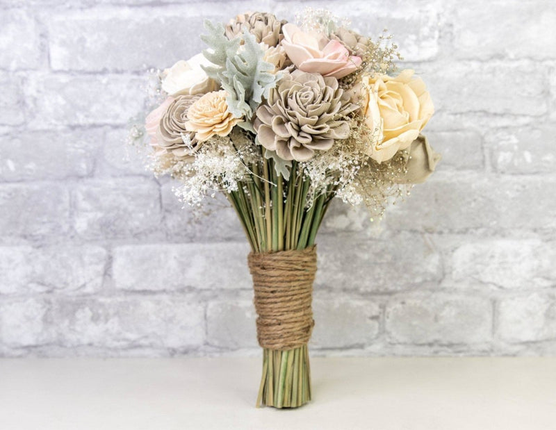 All That Glam Bridesmaid Bouquet Kit - Sola Wood Flowers