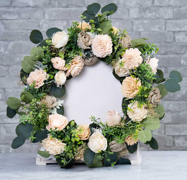 All That Glam Wreath (Large) - Sola Wood Flowers