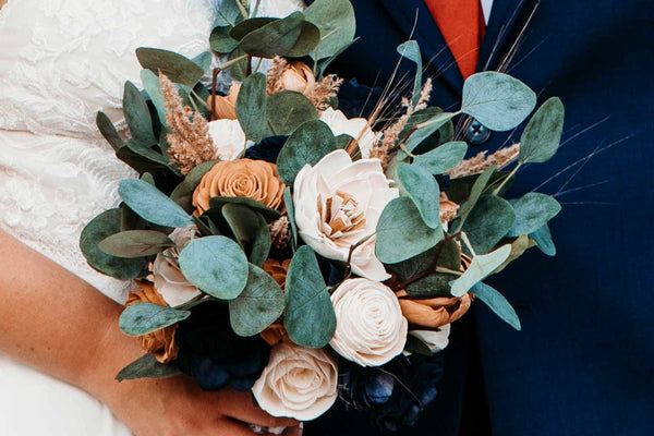 Anchored In Love Bridal Bouquet - Sola Wood Flowers