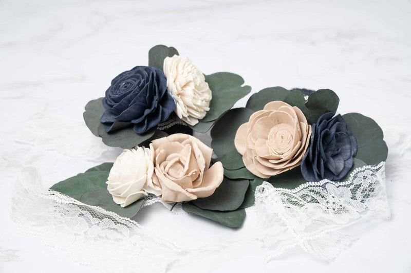 Anchored In Love Corsage Kit (Set of 3) - Sola Wood Flowers