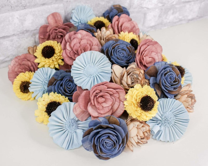 Baby Shower Assortment - Sola Wood Flowers