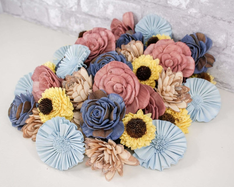 Baby Shower Assortment - Sola Wood Flowers