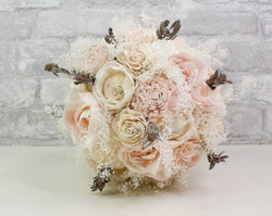 Bashful Beauty Bridal Bouquet Kit - Sola Wood Flowers