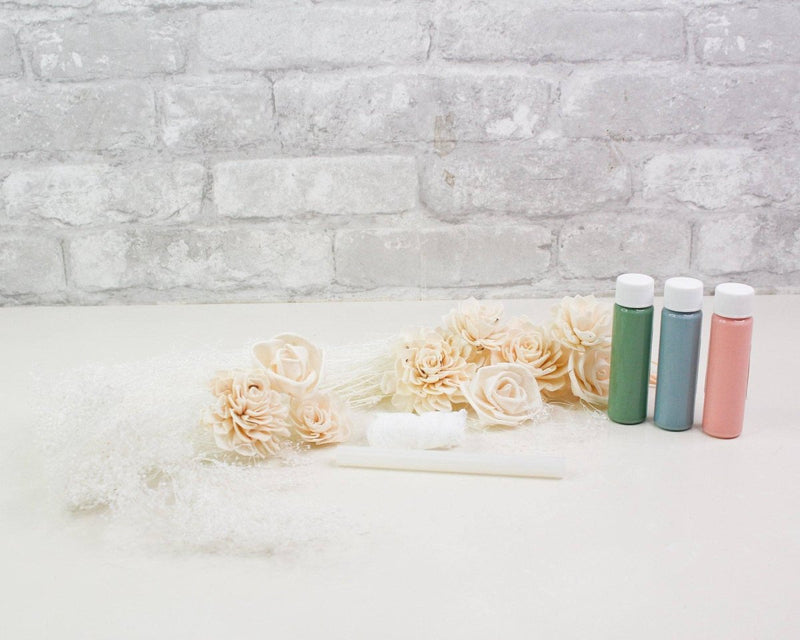 Bashful Beauty Corsage Craft Kit (Set of 3) - Sola Wood Flowers