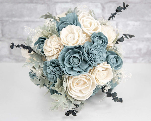 Beautiful Blues Bouquet Kit - Sola Wood Flowers