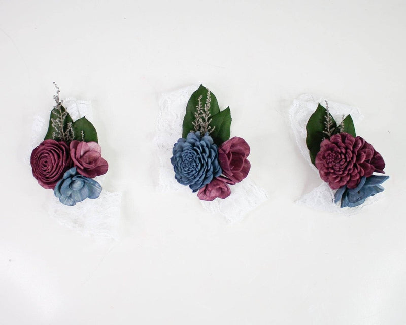 Bejeweled Corsage Craft Kit (Set of 3) - Sola Wood Flowers