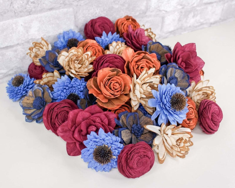 Bella Blue Assortment - Sola Wood Flowers