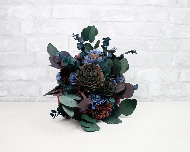 Black Forest Bridesmaid Bouquet Kit - Sola Wood Flowers