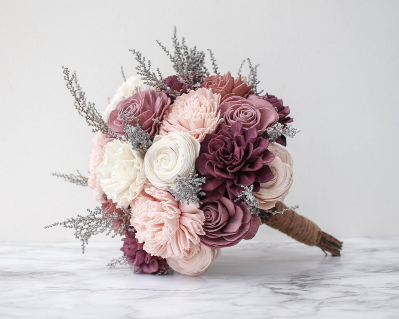 Blushing Beauty - Finished Bouquet - Sola Wood Flowers