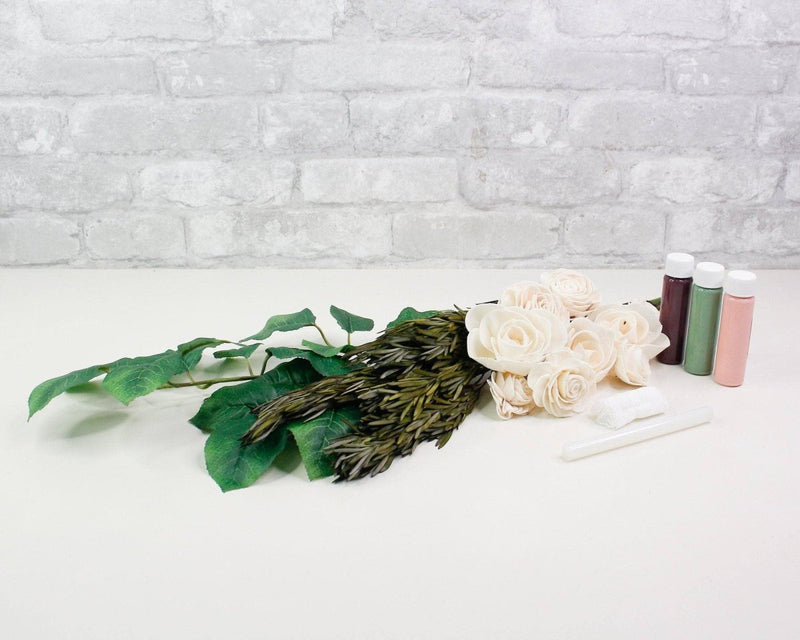 Blushing Belle Corsage Craft Kit (Set of 3) - Sola Wood Flowers