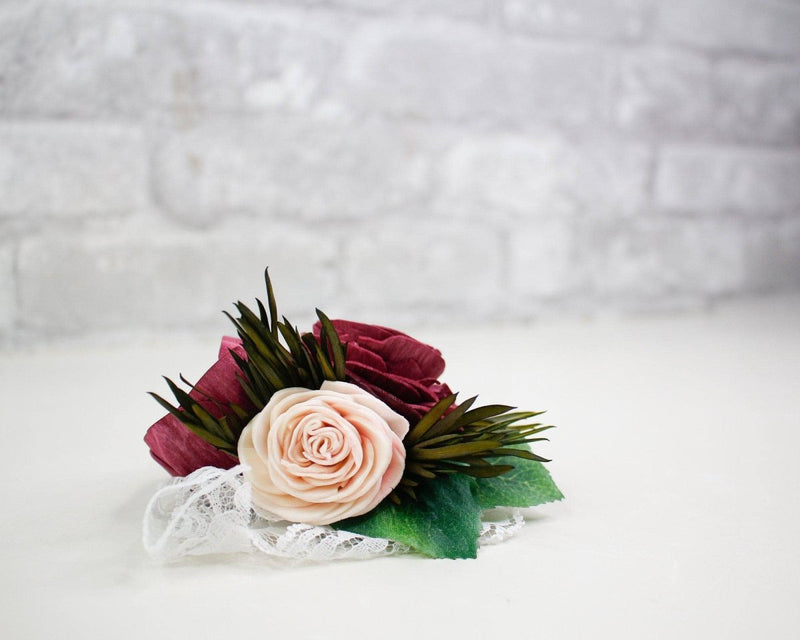 Blushing Belle Corsage Craft Kit (Set of 3) - Sola Wood Flowers